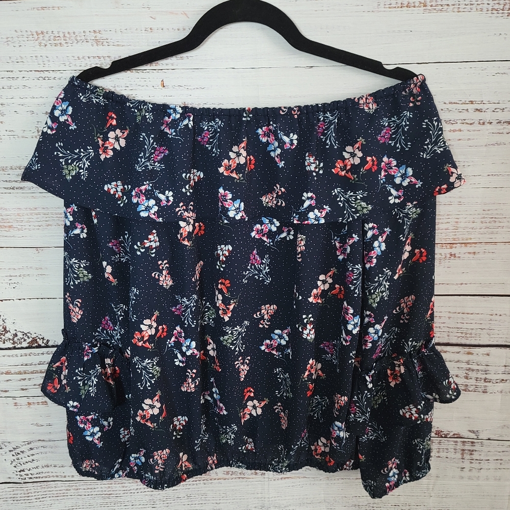Sanctuary S Ruffle Ballet Neck Top - Picture 4 of 9